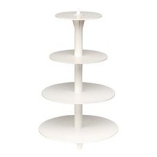 Taartstandaard etages-4x – 34,0 cm – polystyreen (PS)