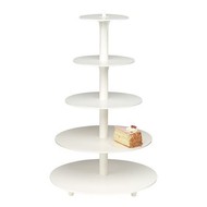 Taartstandaard etages-5x – 44,0 cm – polystyreen (PS)