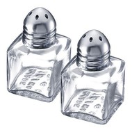 Peper & zoutstrooier  H.05cm – 0,040 l – glas