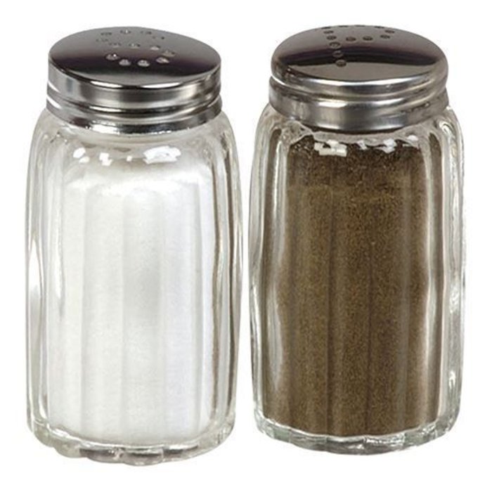 EMGA Peper & zoutstrooier  H.07cm – 3,0 cm – glas