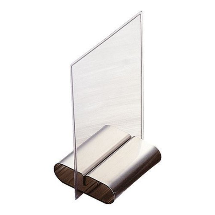 EMGA Menu insteek – plexiglas - Polymethylmethacrylaat (PMMA) – transparant