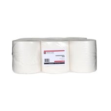 Midirol poetspapier pak á 6 rol 300x0.20 mtr. 100% cellulose wit