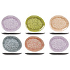 Streetfood Go melamine bord 27.5X23cm doos à 6 assorti