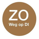 Afwasbare sticker 'zo weg op di' 19 mm 500/rol – per 12 stuks