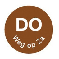 Daymark foodsticker Ø19mm Do weg op Za rol à 1000 Daymark foodsticker Ø19mm Do weg op Za rol à 1000