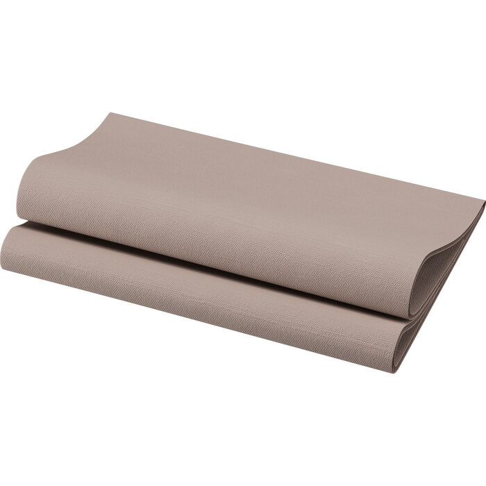 Duni servetten Airlaid 40x40cm Greige pak à 60 stuks