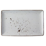 Rustic wit schaal rechthoekig 33,5x20cm doos à 6