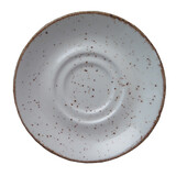 Rustic wit schotel Ø15cm doos à 6