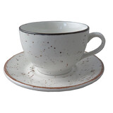 Rustic wit koffiekop 23cl doos à 6