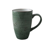 Rustic donkergroen beker 28cl doos à 6