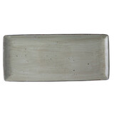 Rustic lichtgroen schaal rechthoekig 36,5x16cm doos à 6