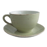 Rustic lichtgroen soepkop/jumbokop 40cl doos à 6