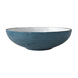 Rustic blauw schaaltje Ø11cm doos à 6