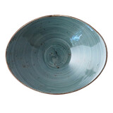 Rustic blauw schaal salsa ovaal 22cm doos à 6
