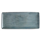 Rustic blauw schaal rechthoekig 28,5x16,5cm doos à 6