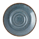 Rustic blauw koffieschotel Ø15cm doos à 6