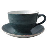 Rustic blauw koffiekop 23cl doos à 6