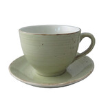 Rustic lichtgroen espressokop 7,5cl doos à 6