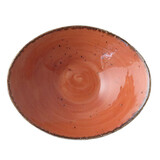 Rustic terracotta schaal salsa ovaal 22cm doos à 6