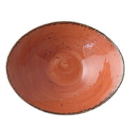 Continental Rustic terracotta schaal salsa ovaal 22cm doos à 6