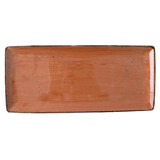 Rustic terracotta schaal rechthoekig 36,5x16cm doos à 6