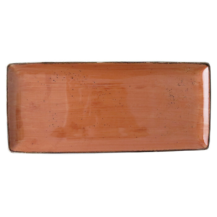 Continental Rustic terracotta schaal rechthoekig 36,5x16cm doos à 6