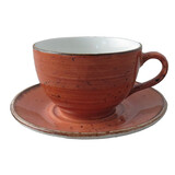 Rustic terracotta koffiekop 23cl doos à 6