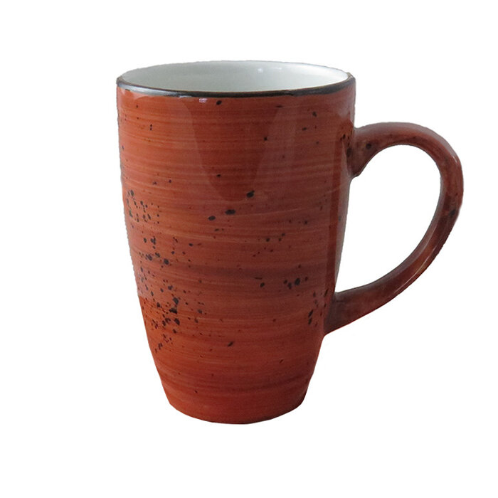 Continental Rustic terracotta beker 28cl doos à 6