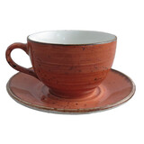 Rustic terracotta koffiekop 15cl doos à 6