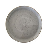Rustic grijs coupe bord Ø23cm doos à 6