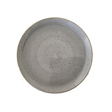 Rustic grijs coupe bord Ø17cm doos à 6