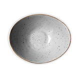 Rustic grijs schaal salsa ovaal 14cm doos à 6