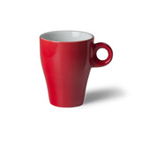 Gino koffiekop hoog 19cl rood doos à 6