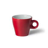 Gino koffiekop laag 18cl rood doos à 6