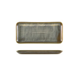 Matt Grey schaal rechthoekig 27x12,5cm doos à 6