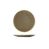 Matt Grey bord plat schelp Ø23cm doos à 6