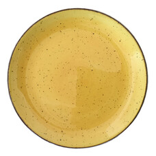 Continental Rustic mustard coupe bord plat Ø23cm doos à 6