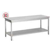 Werktafel met bodemschap700x700x900 Werktafel met bodemschap700x700x900