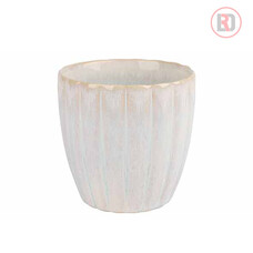 Cosy & Trendy Astera Pure beker z/oor 24cl Ø5,8xH8cm doos à 12 stoneware