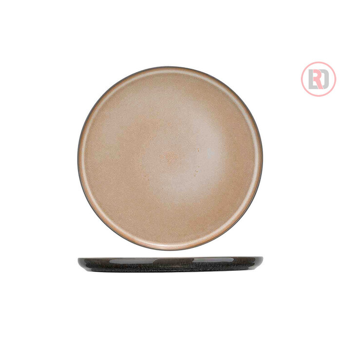 Lerida Desert zandbruin bord Ø26cm  doos à 12