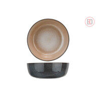 Lerida Desert zandbruin schaal Ø16cm H 5,6cm  72cl   doos à 4