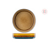 Quintana amber bord diep Ø19,5 H5,2cm 1ltr. doos à 12