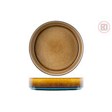 Quintana amber bord diep Ø19,5 H5,2cm 1ltr. doos à 12