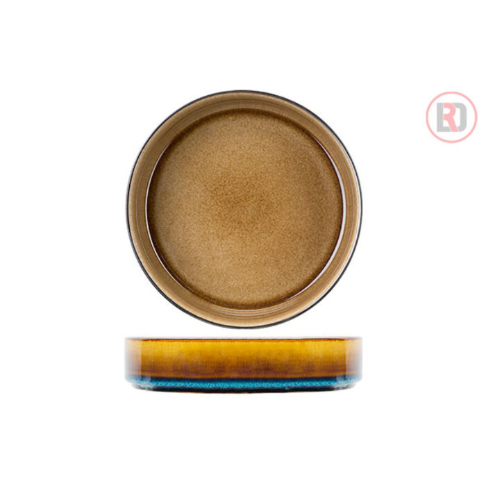 Quintana amber bord diep Ø19,5 H5,2cm 1ltr. doos à 12