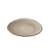 Q Authentic Jersey triangle bord driehoekig grijs Ø21cm doos à 6 Q Authentic Jersey triangle bord driehoekig grijs Ø21cm doos à 6