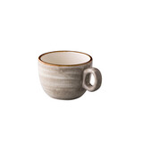 Jersey koffiekop stapelbaar grijs 160 ml – per 6 stuks