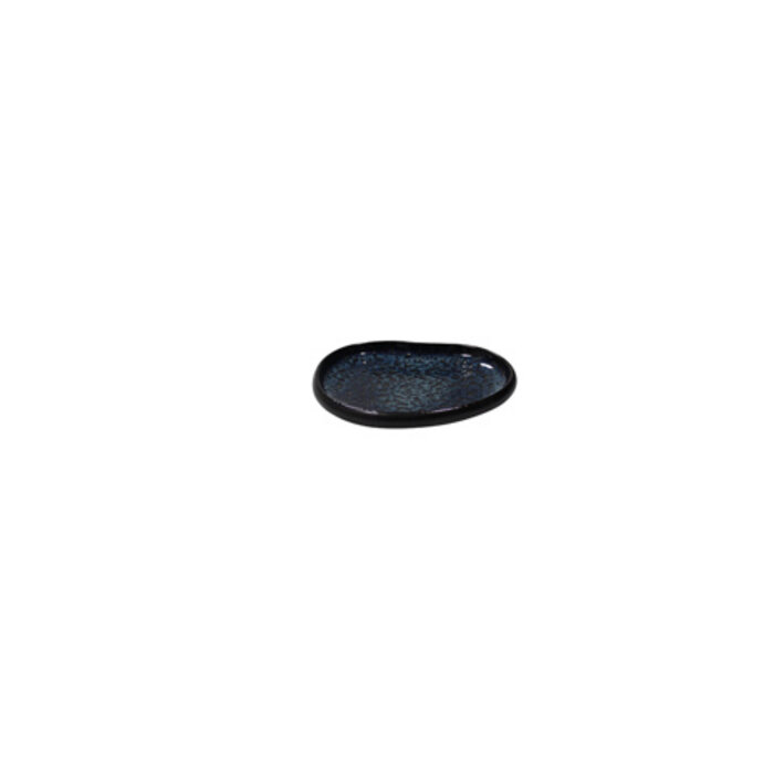 Q AUTHENTIC Sakura bord organisch blauw 15,8 x 15 cm – per 6 stuks