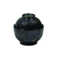 Q Authentic Sakura kom met deksel blauw 13x8cm