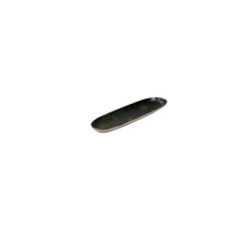 Q Authentic Amazon jungle green ovaal bord 34x10cm doos à 6