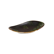 Q Authentic Amazon jungle green triangle bord lang 20,5x12cm doos à 6